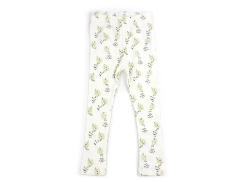 Lil Atelier coconut milk yellow blomstret legging